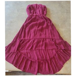 Maurices Strapless High Low Dress